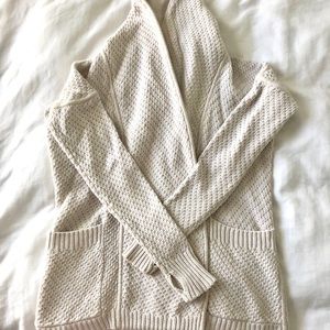 Lululemon cream cardigan